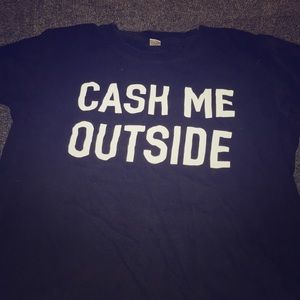 Bhad bhabie cash me outside t-shirt